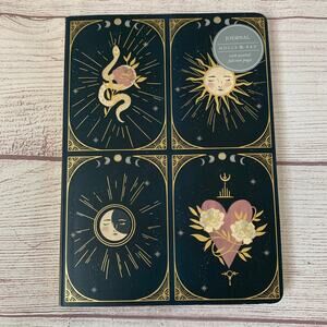 Molly & Rex Journal Sun Moon Snake Heart Full Color 208 Lined Pages 4 Designs